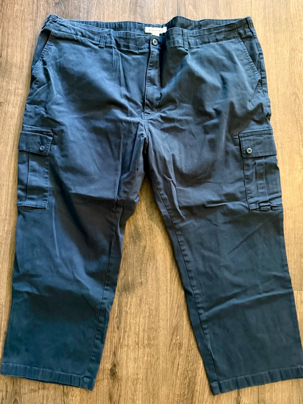 Amazon Essentials Men's Big & Tall Straight Stretch Cargo Pant - Blue - 52x28